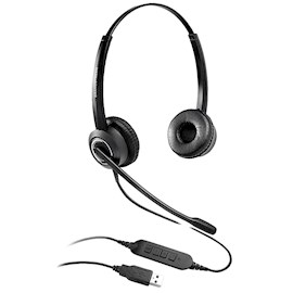 ყურსასმენი Grandstream GUV3000, HD USB Headsets with Noise Canceling Mic Black